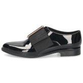 TEMPERATE テンパレイト BAKER FIT ベイカー フィット レインシューズ レディース 完全防水 2cmヒール オックスフォードタイプ 歩きやすい 滑りにくい 光沢感 ゴムベルト