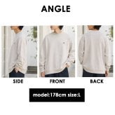KANGOL カンゴール スウェット トレーナー メンズ レディース kpmc-10374 裏起毛 モックネック プルオーバー ハイネック 袖刺繍 ロゴ カンガルー ビッグシルエット ストリート ヒップホップ ダンス カジュアル M L XL 2026FW Karlas 別注