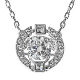 スワロフスキー swarovski ネックレス Una ラウンドカット 5286137 ウナ ペンダント アクセサリー レディース シルバー+ホワイト 海外正規品