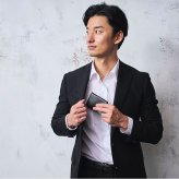 牛革ソフトミリング・通しマチ名刺入れ