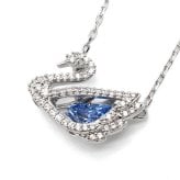 SWAROVSKI スワロフスキー ネックレス 5533397 Swan アクセサリー ブルー シルバー