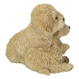置物 犬 二匹プードル 幅20.8cm woobia ウービア いぬ リアル かわいい おしゃれ 玄関 インテリア オブジェ ガーデン トイプードル 子犬 動物 アニマル 癒し 棚 北欧 プレゼント ギフト 新築祝い 犬好き