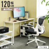 デスク チェア 学習机 シンプル パソコン 120cm 奥行45cm オフィス スリム リビング 勉強机 大人 大学生 白 おしゃれ 韓国 120 テレワーク ワーク コンパクト 学習 机 省スペース ホワイト iw-17120 新生活