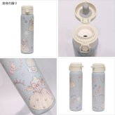 水筒 たけいみき うさぎ 真珠 レモン ステンレス マグボトル 480ml 233-011 233-012 233-013  ウサギ ぷっくり 魔法瓶 マイボトル 直飲み 保温保冷 真空二重構造 イラスト パステル かわいい ガーリー ギフト