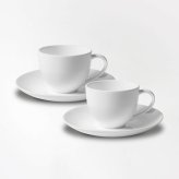 ペアコーヒーカップ＆ソーサー 〈1890Y-CC00〉 柳宗理 ボーンチャイナシリーズ NIKKO 洋食器 ペア碗皿 r8d 電子レンジ対応 食洗機対応
