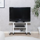 フィット TV台(キャスター付) オーク オーク・オーク ホワイト 2色展開 テレビ台 ローボード リビング収納 テレビボード おしゃれ シンプル 新生活 家具 インテリア 不二貿易