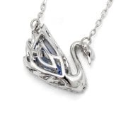 SWAROVSKI スワロフスキー ネックレス 5533397 Swan アクセサリー ブルー シルバー
