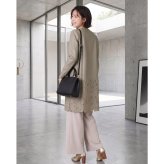 レザー コート レディース 花柄切り替え ノーカラーコート ラムレザー ロングコート ロング丈 春 アウター ノーカラー コート 春 秋 冬 比翼 本革 女性 羊革 ママコーデ ギフト プレゼント 7F (04000075r)