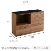 キッチンカウンター キッチン収納 日本製 特殊鋼板を使った組み合わせ 【Lugo-ルゴ-】120cm オープン収納+引き出し収納 新生活