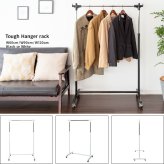 ラック 頑丈ハンガーW60 Sサイズ 幅60cm【衣類収納】 スチール ハンガー コートハンガー 丈夫 キャスター付き 大容量【北海道・沖縄・離島以外 】 新生活