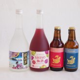 鍛高譚とクラフトビール4本セット(合同酒精鍛高譚の梅酒12度(北海道) 合同酒精しそ焼酎 鍛高譚20度(北海道) 金しゃちビール金鯱ピルスナー(愛知県) 金しゃちビールアルト(愛知県)) 720ml×2本 330ml×2本