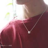 ハワイアンジュエリー ネックレス シルバー バレル ペアネックレス 2本セット 誕生石入れ可 カレイキニ シルバー925 ギフトラッピング可能 大人 友達 シンプル 長さ選べる カップル 夫婦 プレゼント ハロウィン 【品番：CG-SP3123P】