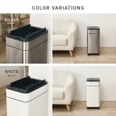 ゴミ箱 ダストボックス センサー 自動 消臭 キッチン 生ごみ対応 おむつ ごみ箱 空き缶入れ オムツペール臭わない 50l 新居祝い 新築祝い 新生活 スリム ふた付き 人感センサー おしゃれ トイレ 洗面所