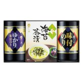 やま磯 味のり 卓上バラエティ ギフトセット 3種入 味付海苔 お茶漬け ご飯のお供 味付のり【北海道・沖縄県・離島 配送不可】