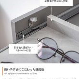ショーケース付きチェスト 幅60cm×奥行40cm×高さ90cm パーティクルボード 天然木 ガラス メラミン 組立品 洋服や小物をすっきり整理可能 ホワイト グレー ストーン ブラウン