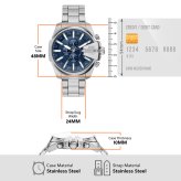 ディーゼル DIESEL 腕時計 メンズ クロノグラフ MEGA CHIEF SLIM ステンレススチールウォッチ DZ4721【2026 新作】