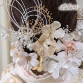 髪飾り 成人式 振袖 卒業式 卒業袴 結婚式 和装 白無垢 色打掛 七五三 前撮り 着物 ブライダル ウェディング ヘアアクセサリー ヘッドドレス 造花 アーティフィシャルフラワー プリザーブドフラワー かすみ草 水引 組紐 紐アレンジ パール 純白 ゴールド 花澄 かすみ セット お呼ばれ 結納 記念撮影 ギフト プレゼント 贈り物 誕生日 記念日 娘 孫 友達 姪っ子 お祝い ヘアピン