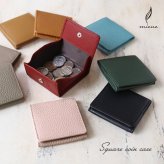 ボックス型小銭入れ 財布 レディース 可愛い 革 コインケース BOX型 レザー 本革 牛革 レザー mieno Diva ブランド 革 レザー小物 レディース 小物 スリム 贈り物 【ネコポスで送料無料】 【名入れ 可能】 ギフト プレゼント 5F (07000399r)