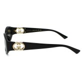 グッチ GUCCI サングラス アジアンフィット アイウェア UVカット オーバル GG1662SA-001 メンズ レディース ユニセックス ブラック+グレー 国内正規品
