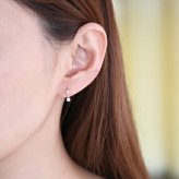 【無料ラッピング】  カナルヨンドシー Canal 4℃ ピアス K10 ホワイトゴールド ピアス キュービックジルコニア レディース ブランド 正規品 新品 ギフト プレゼント 人気 おすすめ 誕生日 記念日 クリスマス 送料無料