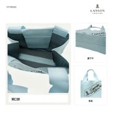 LANVIN トリコ トートバッグ トート 手持ち かばん カバン 鞄 バッグ 日本製 普段使い 使いやすい おしゃれ レディース ギフト プレゼント ブラック 61-6021