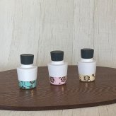 アロマディフューザー ギフト 九谷焼 Qpor Sサイズ (パステル粒 ピンク/ベージュ/グリーン) フレグランスセット (加賀紅茶/ホワイトティー) 陶器 アロマポット おしゃれ プレゼント