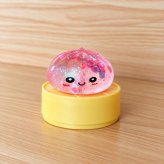 4点セット ぷにぷに スクイーズ ランダムカラー もちもち ぐにゃぐにゃ 変形 おもちゃ キラキラ ラメ入り やわらか 握る ストレス解消 子供 玩具 かわいい プレゼント