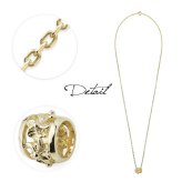 ゴールド ネックレス ハワイアンジュエリー ネックレス バレル 樽 ハイビスカス 透かし模様 14K K14イエローゴールド 14k k14カットあずきチェーン太1.4mm ギフトラッピング可能 彼女 妻 女性 レディース プレゼント ハロウィン 【品番：CG-GP106-CH1020】