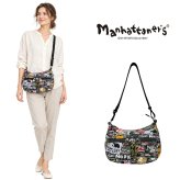 Manhattaners マンハッタナーズ ショルダー 斜め掛け ストライド ショルダーバッグ レディース 普段使い 使いやすい
