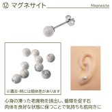 【在庫限り・送料無料】セカンドピアス つけっぱなし 天然石 パワーストーン 丸玉 5mm 金属アレルギー ステンレス 軸太 ロングポスト 片耳 1個ずつバラ売り プレゼント