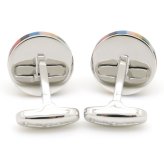 ポールスミス カフス PaulSmith カフスボタン カフリンクス メンズ ロゴ ラウンド シルバー マルチ M1A-CUFF-MEDGEL 92 【ラッピング無料 誕生日 お祝い プレゼント ギフト 贈り物】 送料無料