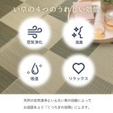 夏ラグ 夏用カーペット 国産 い草ラグ カーペット おしゃれ おすすめ ブロック調 江戸間8畳(約348×352cm）