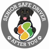 カーサイン 高齢者マーク SENIOR SAFE DRIVER ラブラドール マグネット 強力 直径13cm 肉球 日本製 車 ステッカー