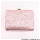 ハローキティ 財布 レディース ミニ財布 がま口 口金財布 サンリオ キャラクター グッズ 二つ折り財布 コンパクト 小銭入れ 大容量 かわいい おしゃれ プレゼント ギフト サンリオ正規ライセンス品