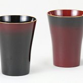 ぼかし塗　フリーカップペア インテリア 漆器 盆 カタログギフト 景品 粗品