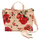 キャスキッドソン Cath Kidston バッグ 2way トートバッグ ショルダーバッグ 斜めがけバッグ 1064933 106384618646102 STRAPPY CARRYALL ARCHIVE ROSE レディース Peach/Red ピンク系+レッド