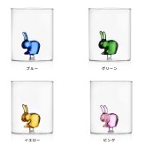 イッケンドルフ ミラノ QEEBOO タンブラー 350ml ICHENDORF MILANO グラス 動物 アニマル ウサギ 兎 うさぎ 食器 ギフト 結婚祝い プレゼント 贈り物