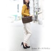 牛革 ショルダーバッグ レディース 日本製 本革 HALEINE シュリンク レザー ボディバッグ 斜めがけ ブランド かばん 大人 革 きれいめ 本革 ギフト プレゼント 4FB (07000408r)