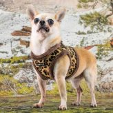 PUPPIA パピア ハーネス 秋冬 フリース ワイルドハーネス プレゼント ギフト 誕生日 S M L XL 小型犬 中型犬 チワワ トイプードル 柴犬 散歩 暖かい 防寒 ベスト型 着せやすい