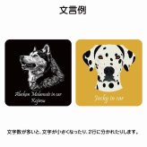 イラスト付 Dog in Car コーイケルホーンディエ Aタイプ カーサイン 車 マグネットステッカー 犬 マグネット 強力 13x13cm 正方形 おしゃれ かわいい ドラレコステッカー 安全対策 危険運転 煽り運転 アニマル 動物 犬種別 屋外 防水 屋内