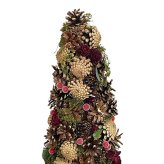 2サイズ展開 クリスマスツリー ローズ 店舗用 クリスマスオブジェ インテリア クリスマスグッズ オーナメント アンティーク調 シャビーシック 北欧 置物