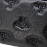 ヴィヴィアンウエストウッド カードケース カードホルダー レディース メンズ 男女兼用 パスケース Vivienne Westwood ヴィヴィアン マルチオーブ型押し ブラック VW4300 (54020012W-S002K-N201) 【2026年秋冬モデル】 【ラッピング無料 誕生日 お祝い プレゼント ギフト 贈り物】