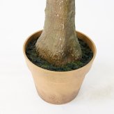 観葉植物 造花 ユッカ ロストラータ BROWN 全高約94cm 中型 フェイクグリーン 本物そっくり おしゃれ インテリア 人工観葉植物 アーティフィシャルグリーン オフィス 店舗 ホテル 開店祝い 室内 ブルー フェイク