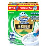 トイレスタンプ 504日分 スクラビングバブル 最強抗菌( 洗浄・防汚＋悪臭ケア,黒ずみ,抗菌) 本体1個+替え7個 シャインミントの香り#62299 トイレ用合成洗剤 消臭 防汚 時短 グッズ トイレ掃除 主婦 共働 シニアなど