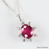 上質 ルビー 1.121ct ダイヤモンド 0.11ct ネックレス ペンダント プラチナ Pt900 850 ルビーネックレス 一粒 レディース シンプル 可愛い 赤 レッド  Drops