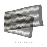 日本製 シルク ストール 大判 スカーフ シルク 100 伝統 横浜スカーフ 160cm 幾何学模様 柄 おしゃれ ブランド レディース 長方形 薄手 高級 シルク100% シフォン 誕生日 還暦 祝い プレゼント ブブラック ホワイト 黒 白 冷房対策 軽量 持ち運び ストール