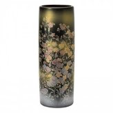 九谷焼 花瓶 6号 かすみ草 茜 陶器 花器 日本製 おしゃれ 和モダン インテリア フラワーベース ギフト プレゼント 新築祝い 記念品 贈り物