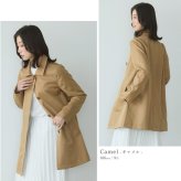 スプリングコート 弱撥水 レディース コート Aライン ステンカラーコート 入学式 入園式 卒入学 Filomo ステンカラー はっ水 アウター 通勤 春 秋 ライトアウター 仕事 ビジネス フォーマル 卒業式 卒園式 ギフト 5F (08000069r)