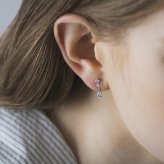 【無料ラッピング】  ヨンドシー 4℃ K10 ホワイトゴールド イヤリング アクアマリン トパーズ レディース ブランド 正規品 新品 ギフト プレゼント 人気 おすすめ 誕生日 記念日 クリスマス 送料無料