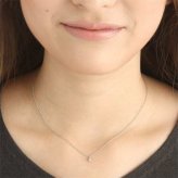純プラチナ 0.1ct ダイヤモンド ネックレス ペンダント レディース 一粒 シンプル スキンジュエリー PT999 誕生石 プレゼント ギフト 記念日 誕生日